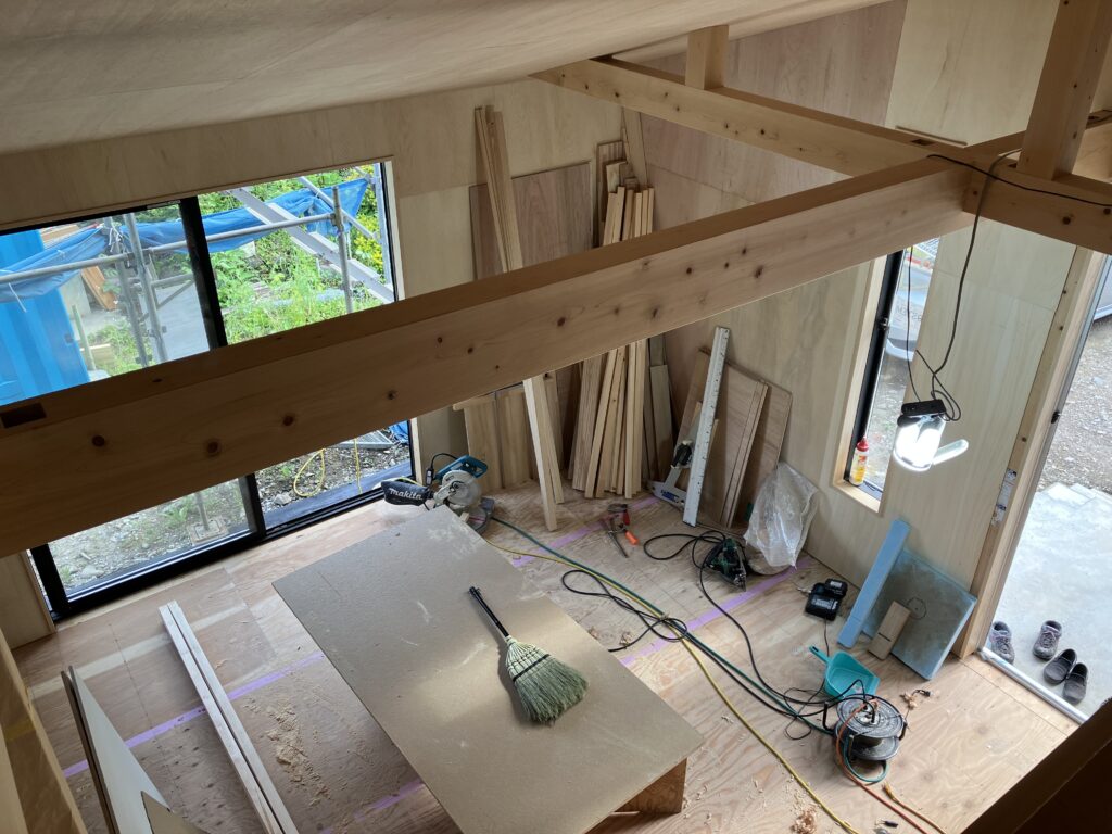 名栗の家⑨　木工事完了！