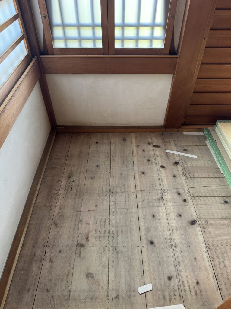 飯能のお寺　エアコン設置工事