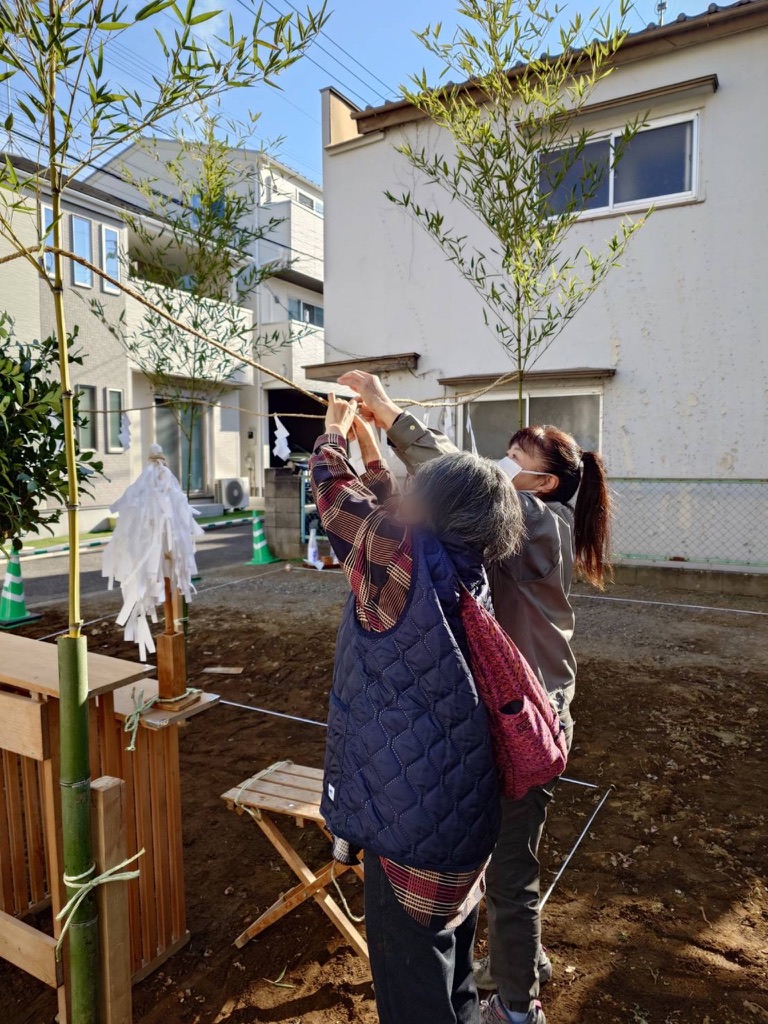 ふじみ野のアパート①地鎮祭