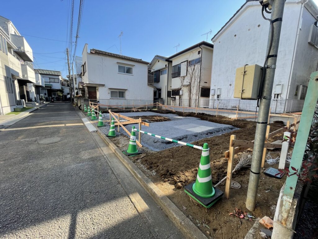 ふじみ野のアパート④捨てコンクリート