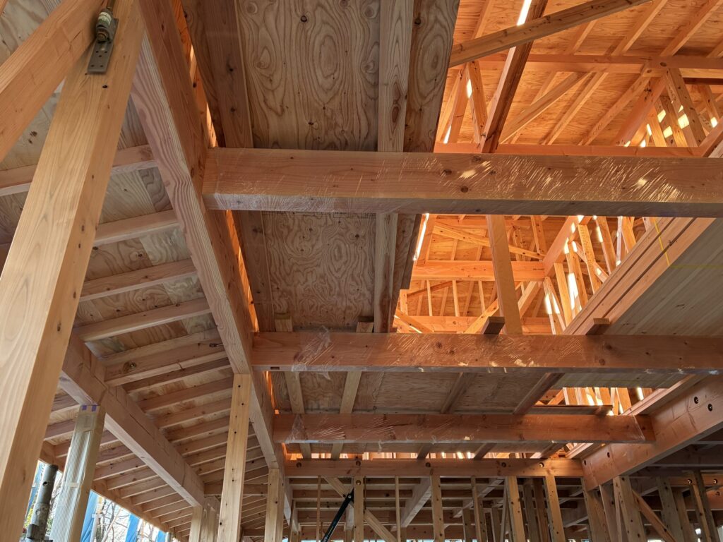 下直竹の木の家④ 室内の様子。