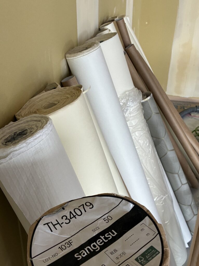 下直竹の木の家13　内装工事が進みます。