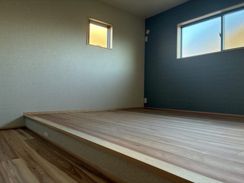 小上がりの寝室
